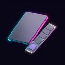 Illustration: eine M.2-SSD vor einer 2,5-Zoll-SSD