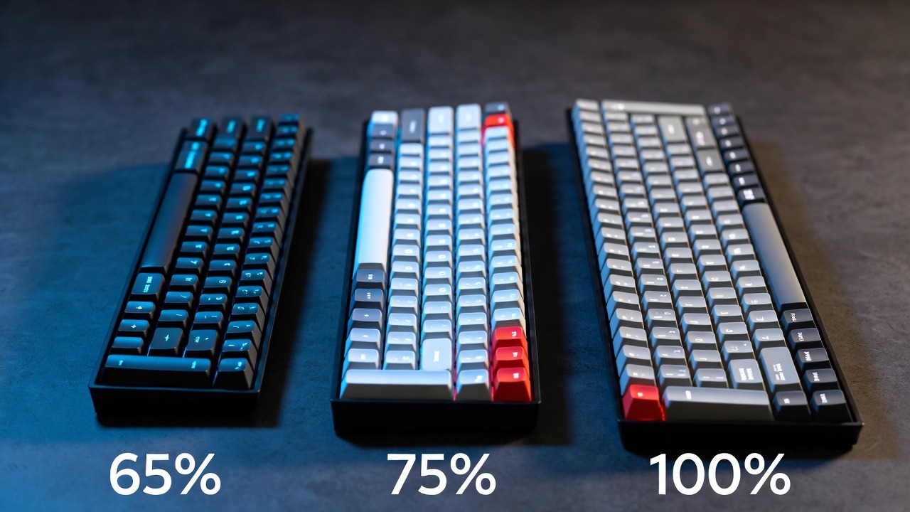 65 vs 75 vs 100% tastatur für gaming