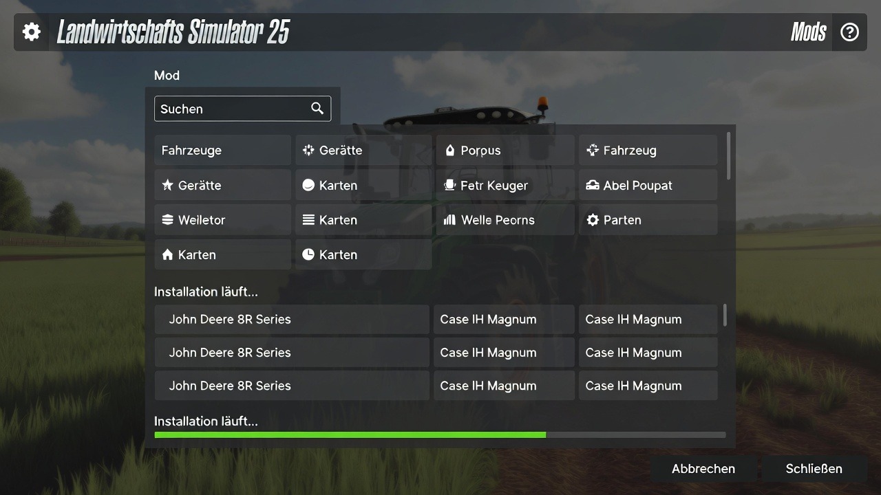 landwirtschafts simulator 25 mods installieren