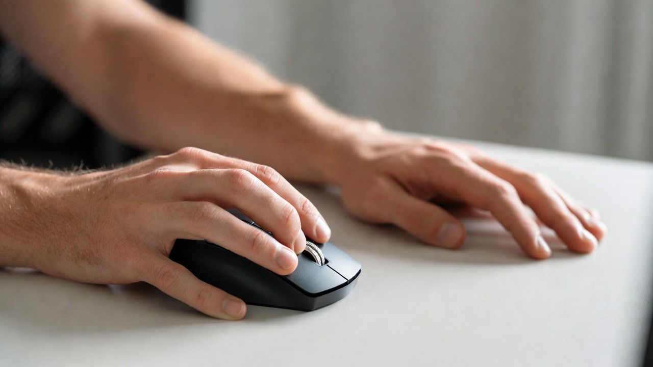 claw grip vs palm grip maus